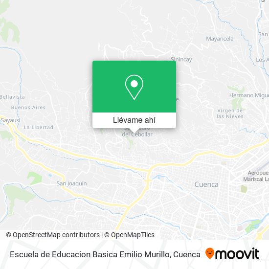 Mapa de Escuela de Educacion Basica Emilio Murillo
