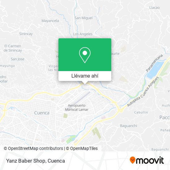 Mapa de Yanz Baber Shop