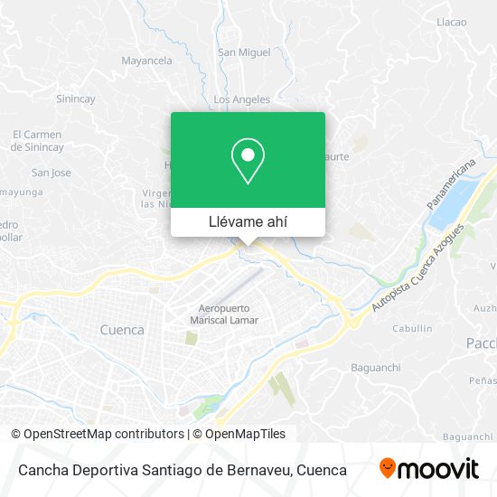 Mapa de Cancha Deportiva Santiago de Bernaveu