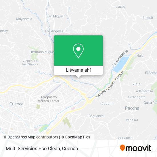 Mapa de Multi Servicios Eco Clean