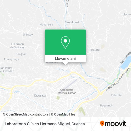 Mapa de Laboratorio Clínico Hermano Miguel