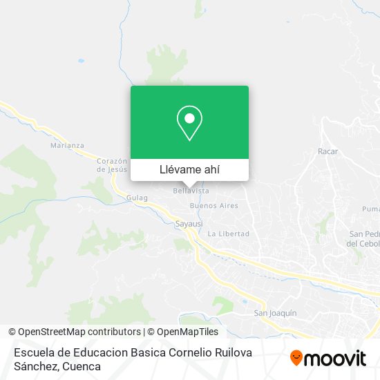 Mapa de Escuela de Educacion Basica Cornelio Ruilova Sánchez