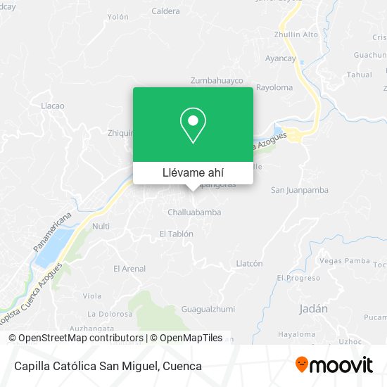 Mapa de Capilla Católica San Miguel