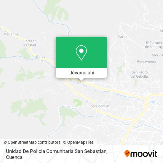 Mapa de Unidad De Policia Comunitaria San Sebastian