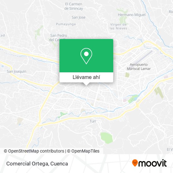 Mapa de Comercial Ortega