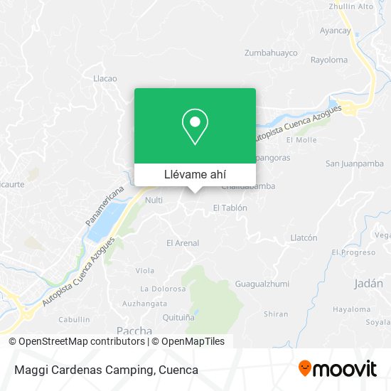Mapa de Maggi Cardenas Camping