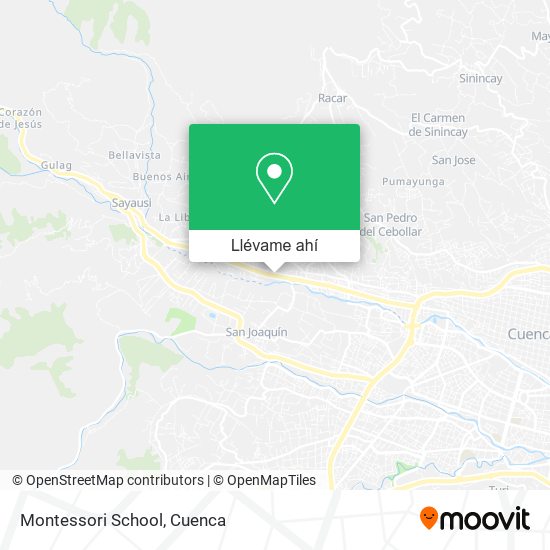 Mapa de Montessori School