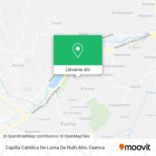 Mapa de Capilla Católica De Loma De Nulti Alto