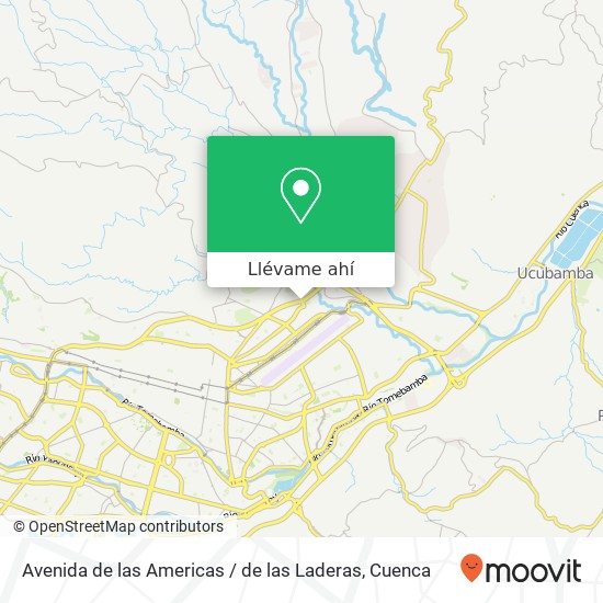 Mapa de Avenida de las Americas / de las Laderas