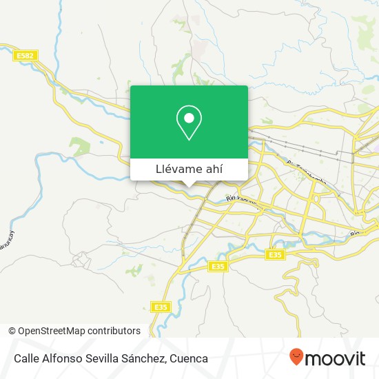 Mapa de Calle Alfonso Sevilla Sánchez