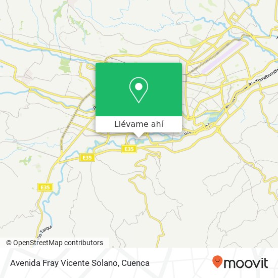 Mapa de Avenida Fray Vicente Solano