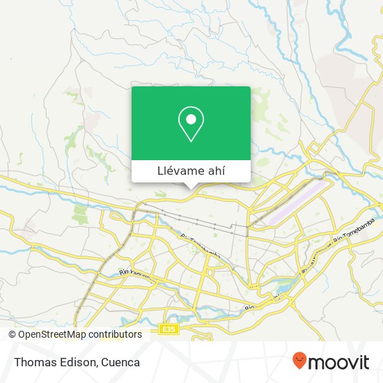 Mapa de Thomas Edison