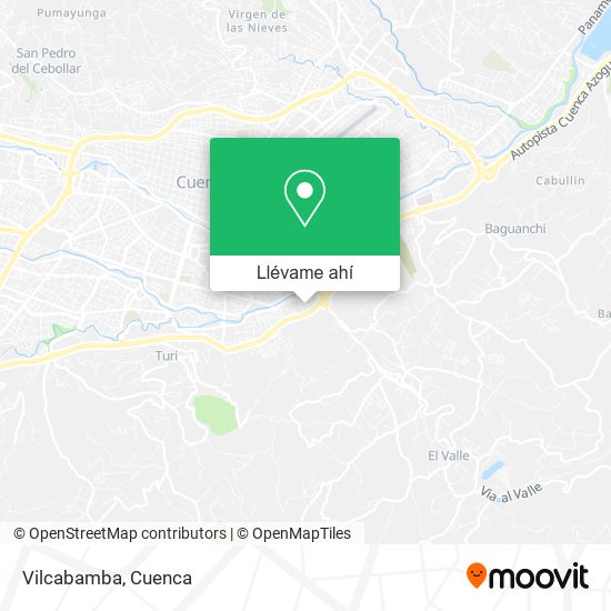 Mapa de Vilcabamba