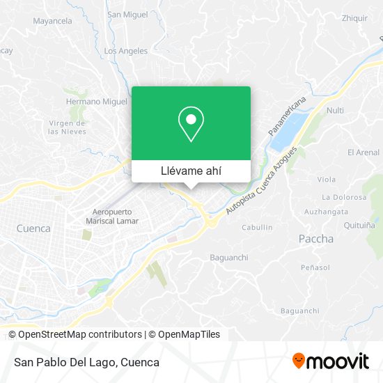 Mapa de San Pablo Del Lago