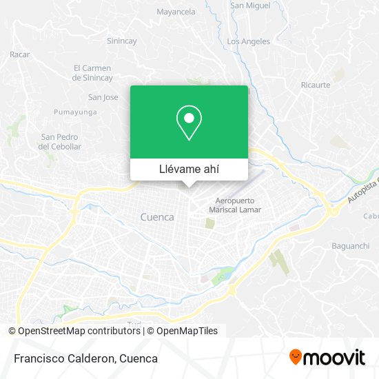 Mapa de Francisco Calderon