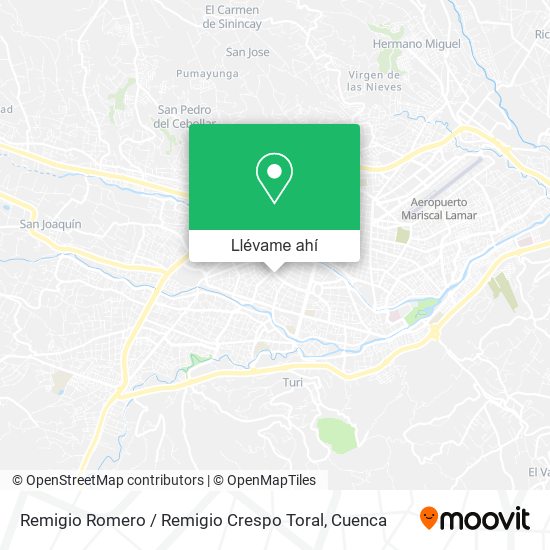 Mapa de Remigio Romero / Remigio Crespo Toral