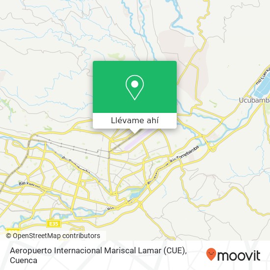 Mapa de Aeropuerto Internacional Mariscal Lamar (CUE)