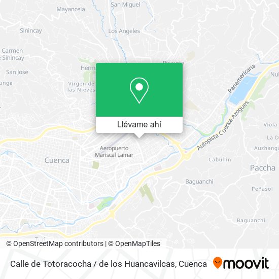 Mapa de Calle de Totoracocha / de los Huancavilcas