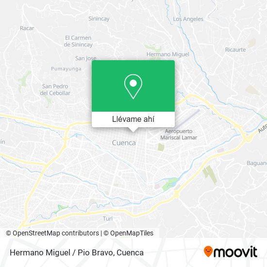 Mapa de Hermano Miguel / Pio Bravo