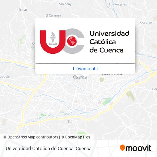 Mapa de Universidad Catolica de Cuenca