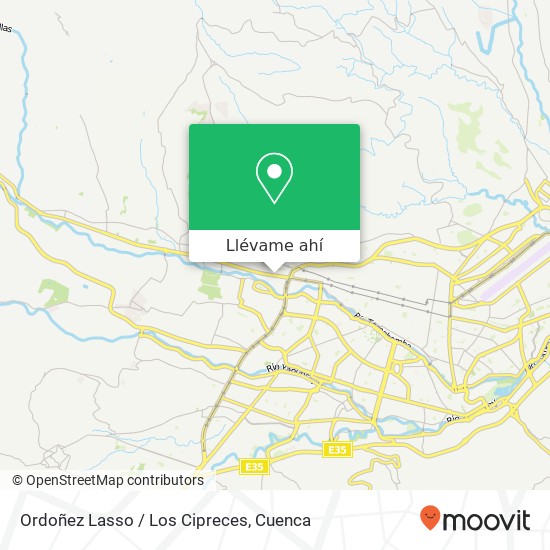 Mapa de Ordoñez Lasso / Los Cipreces