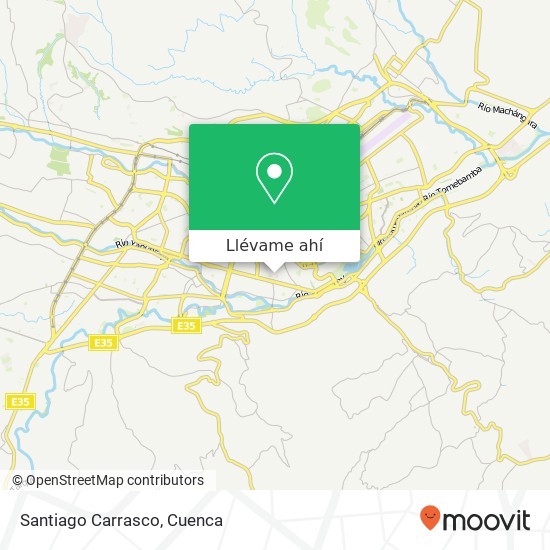 Mapa de Santiago Carrasco