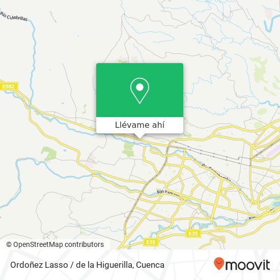 Mapa de Ordoñez Lasso / de la Higuerilla
