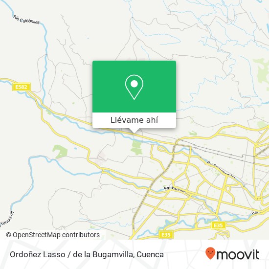Mapa de Ordoñez Lasso / de la Bugamvilla