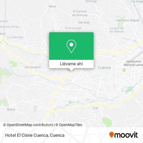 Mapa de Hotel El Cisne Cuenca