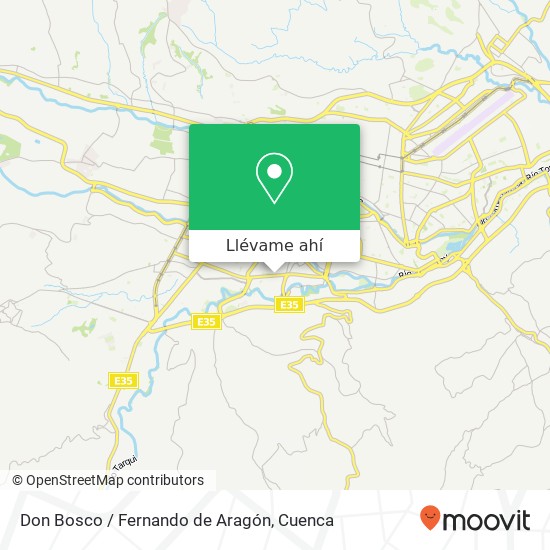 Mapa de Don Bosco / Fernando de Aragón
