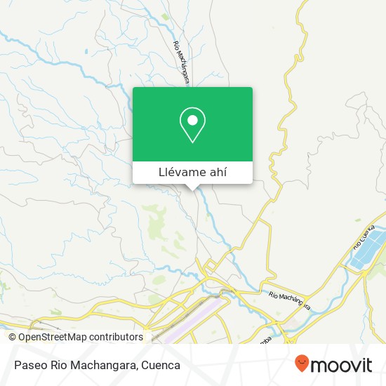 Mapa de Paseo Rio Machangara