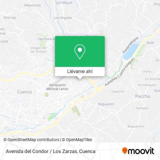 Mapa de Avenida del Condor / Los Zarzas