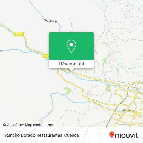 Mapa de Rancho Dorado Restaurantes