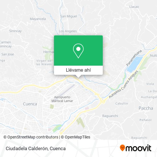 Mapa de Ciudadela Calderón