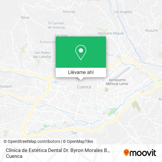 Mapa de Clínica de Estética Dental Dr. Byron Morales B.