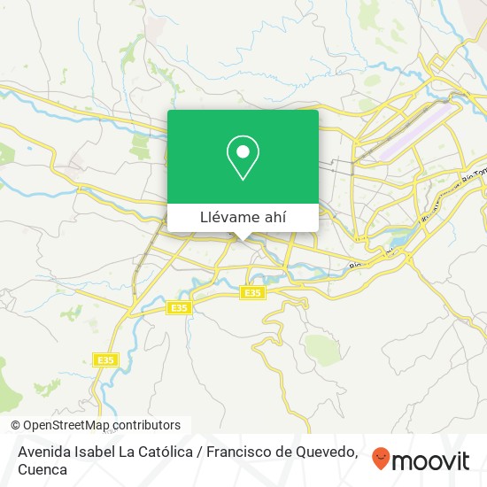 Mapa de Avenida Isabel La Católica / Francisco de Quevedo