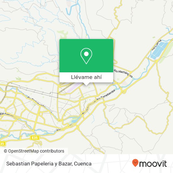 Mapa de Sebastian Papeleria y Bazar