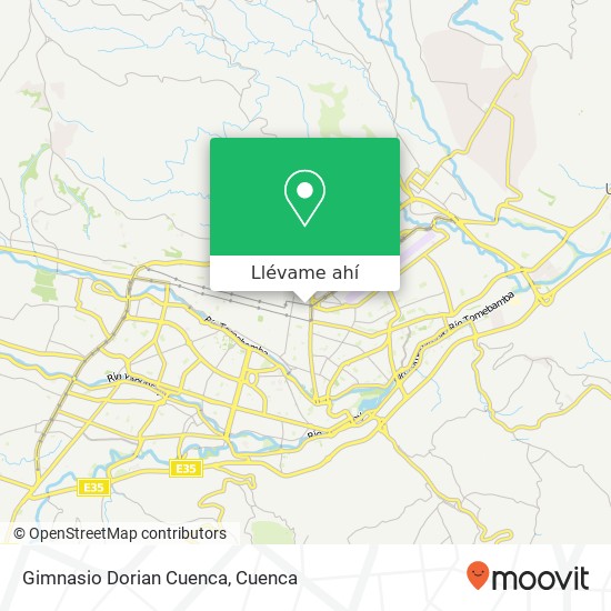 Mapa de Gimnasio Dorian Cuenca
