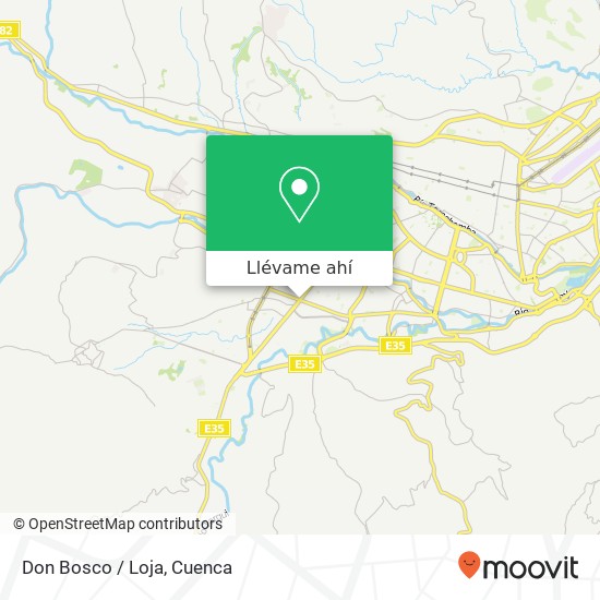 Mapa de Don Bosco / Loja