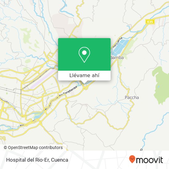 Mapa de Hospital del Rio-Er