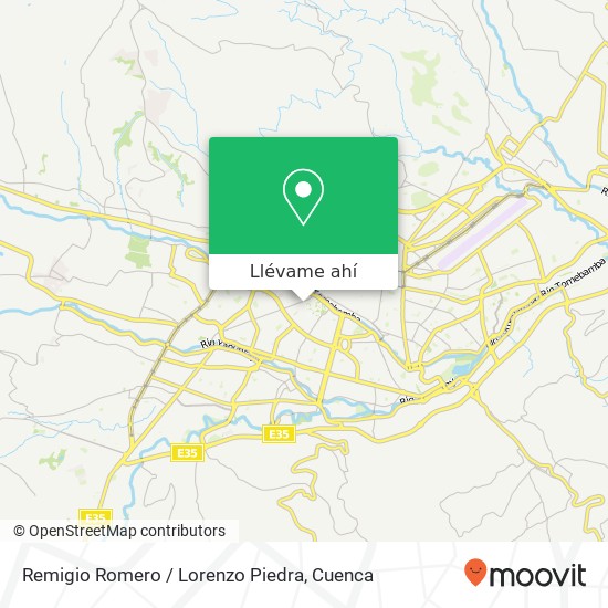 Mapa de Remigio Romero / Lorenzo Piedra
