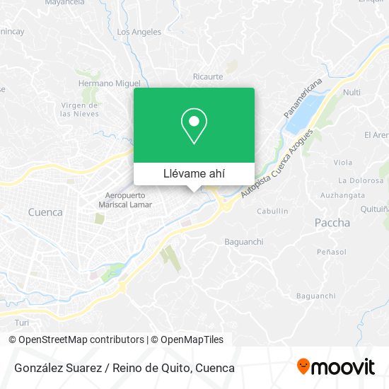 Mapa de González Suarez / Reino de Quito