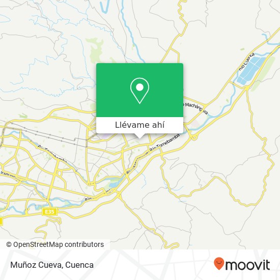 Mapa de Muñoz Cueva