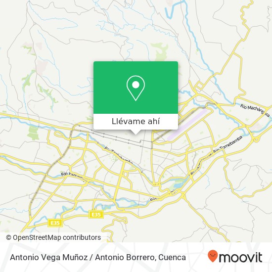 Mapa de Antonio Vega Muñoz / Antonio Borrero