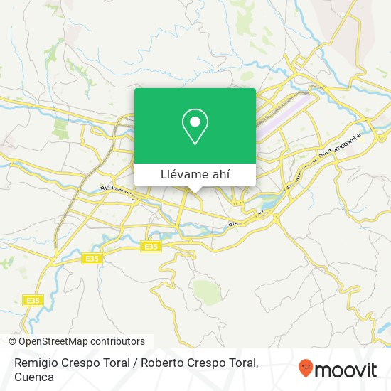 Mapa de Remigio Crespo Toral / Roberto Crespo Toral