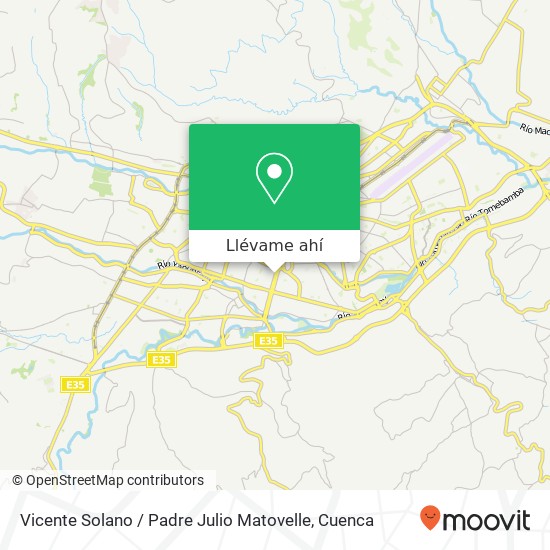 Mapa de Vicente Solano / Padre Julio Matovelle
