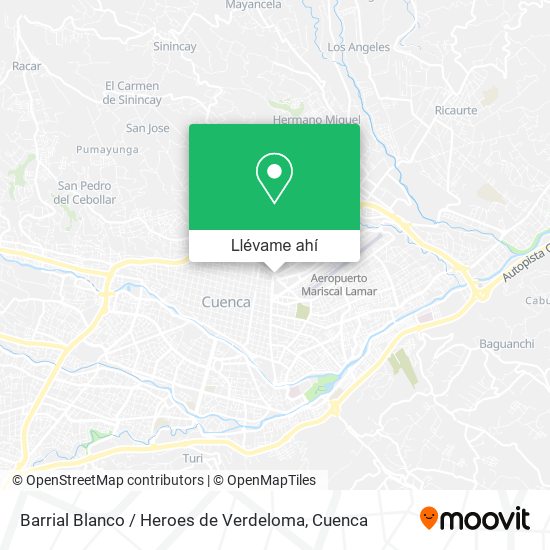Mapa de Barrial Blanco / Heroes de Verdeloma