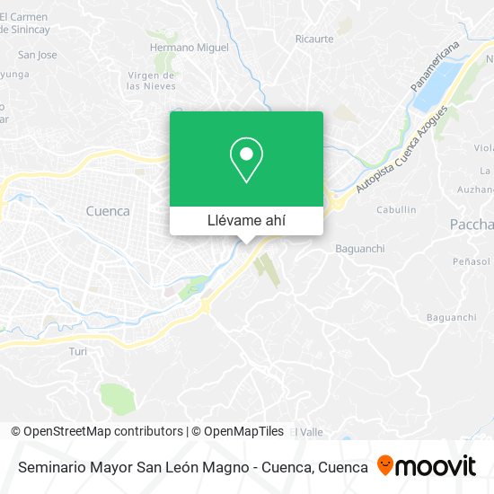 Mapa de Seminario Mayor San León Magno - Cuenca