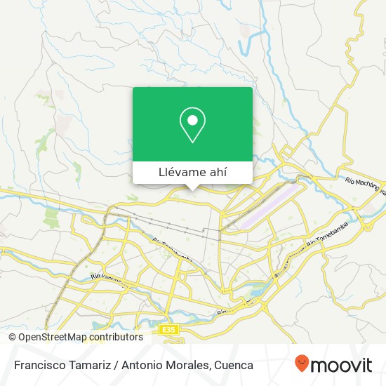 Mapa de Francisco Tamariz / Antonio Morales