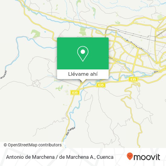 Mapa de Antonio de Marchena / de Marchena A.